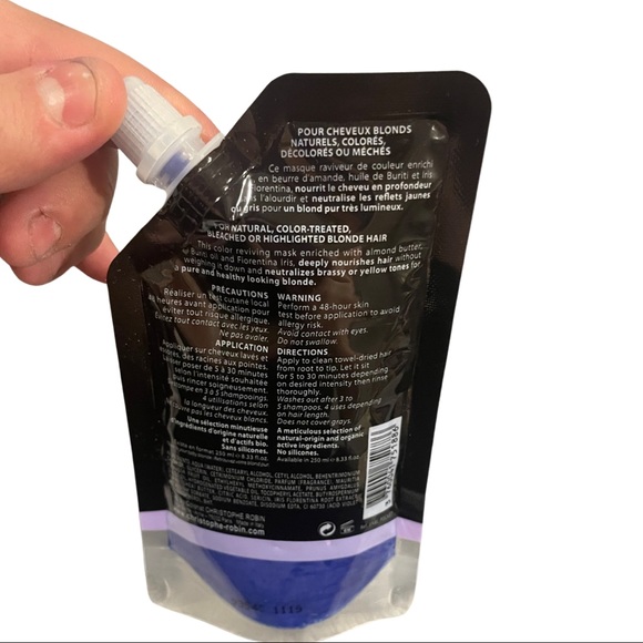 CHRISTOPHE ROBIN - Shade Variation Hair Toning Mask in Baby Blonde - Picture 2 of 2